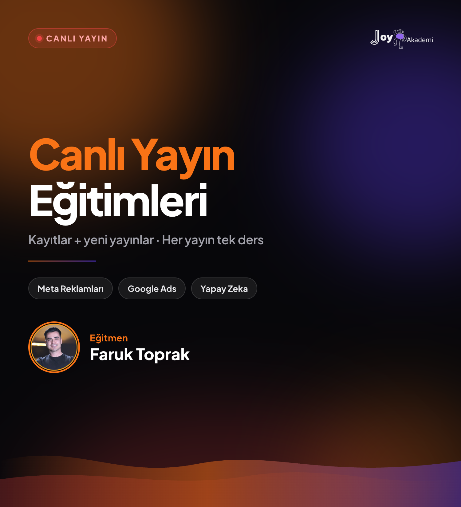 Canlı Yayın Eğitimleri